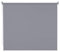 deko-raumshop Verdunkelungsrollo Kettenzugrollo Seitenzugrollo Rollo Dunkelgrau Breite 60-200 cm Raum verdunkelnd Blickdicht lichtundurchlässig Wandmontage Deckenmontage Träger Metall (130 x 180 cm)