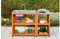 MERXX Gartentisch, Eukalyptus, 90x46 cm, braun 90 cm, 46 cm, beige