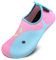 SAGUARO Niña Niño Zapatos de Agua Descalzo Barefoot Respirable Zapatos de Playa Aire Libre Calcetines de Natación Piscina Surf Yoga Niños,Delfín Rosa,22/23