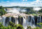 wandmotiv24 Fototapete Wasserfall im Süd Amerika, XS 150 x 105cm - 3 Teile, Wanddeko, Wandbild, Wandtapete, Fluss, Steine, Schlucht M5754