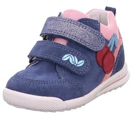 superfit Bébé fille Avrile Mini Basket, Bleu Rose 8000, 21 EU Étroit
