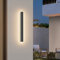 K-Bright 20W Lange Wandleuchte Aussen LED 60CM Außenwandleuchten IP65 Warmweiß 3000K Außenlampe Schwarz Wandlampe für Garten Terrasse Garage Schlafzimmer Wohnzimmer