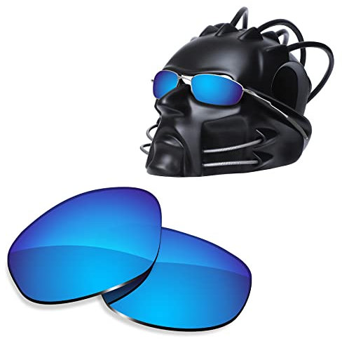 ToughAsNails Polarisierte Gläser Ersatz für Oakley Whisker Sonnenbrille – mehr Optionen, Eisblau Poly-AR-polarisiert, Einheitsgröße