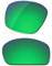 LenzReborn Reemplazo de lente polarizada para Arnette Caldera AN4207 Sunglass - Más opciones, Verde césped - Espejo polarizado, Talla única