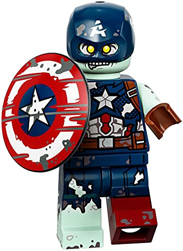 LEGO Marvel Studio 71031 Figurine #9 Zombie Captain America dans une boîte cadeau