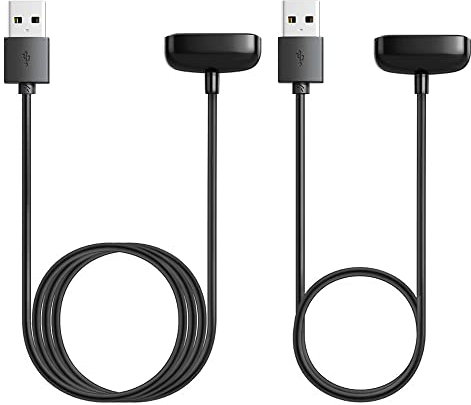 AWINNER 2 Pack Compatible for Fitbit Charge 6/Charge 5/Luxe Smartwatch Cable Charger