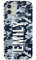 Tirita Personalised Phone Case Cover Compatible Compatible with iPhone 13 Mini - Camouflage Camo Pattern [09 - Navy Naval]