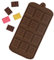 HXMJIED Small Silicone Chocolate Bar Mould, Mini Chocolate Bar Moulds, Candy Chocolate Making Mold, 12-Cavity Small Break Apart Chocolate Molds Non-Stick Reusable DIY Baking Molds Candy Bar Moulds