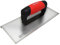 Amtech - Edging Trowel for Smooth Finish on Concrete Surfaces, Driveways, and More, Home DIY, Durable with Stainless Steel Blade to Prevent Chipping, Soft Grip Handle (10”)