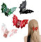 Fledermaus Haarspange, Snowtain 4 Pcs Rutschfeste Haarklaue für den täglichen Gebrauch, Fledermaus-Haarspangen für Halloween, Cosplay, Kleid, Party, Mädchen-Haar-Accessoires(4 Stile)