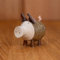 Staboos Deko Schweinchen Figuren 45 mm - Astholzschwein Deko aus nachhaltigem europäischen Holz - Einzigartige Deko Schwein in Geschenkverpackung - Süße Holzschwein