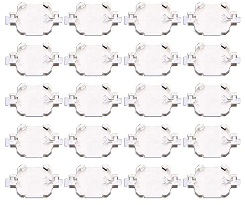 Ranuw 20pcs/lot CR1616 CR1620 CR1625 CR1632 Compatible With For Battery Button Cell Coin Holder Socket For Case Rep 18650 Battery