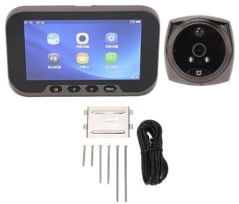 Intelligente Türspion-Kamera, WiFi-Türspion, Video-Türklingel, 1080P-Kamera Mit Monitor, 4,5-Zoll-LCD-Bildschirm, Bewegungserkennung Für Wohnungstür