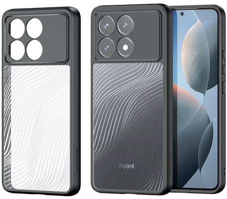 FDHYFGDY Funda para Xiaomi Poco F6 Pro, Protección de cámara, Antigolpes, Resistente a los arañazos, Carcasa Trasera de PC, Funda para teléfono móvil para Xiaomi Poco F6 Pro