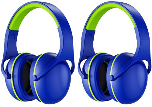 ProCase Noise Cancelling Headphones For Kids, 2 Pack Kids Ear Protection For Monster Jam Truck, Hearing Protection Noise Reduction Earmuffs for Sensory Autism Toddler Children -Navy