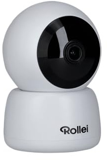 Rollei Überwachungskamera Innen 360° Indoor Security Cam Kamera Überwachung | IPC-88 Innen 1080p mit Bewegungserkennung Nachtsicht Zwei-Wege-Audio Überwachungskamera-Kameraüberwachung-Kamera-Überwachung