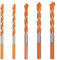 5PCS Bohrer Set Multifunktionale Beton Fliesen Glas Keramik Ziegel Holz Kunststoff 6/8/10/12mm Hartmetall Bit(12mm(5PCS))