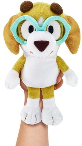 Bluey and Friends Stuffed Plush Toy Choose from Muffin, Princess Muffin, Winton, Honey, Mackenzie, Snickers, or Coco Official Soft Toy Figure for Kids Ages 3+ (Honey)