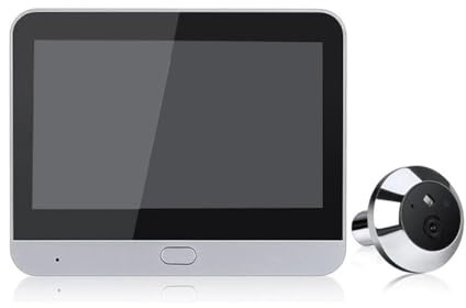 Puleuroy Tuya Mirilla Cámara Teléfono Móvil Monitoreo Remoto Wifi HD Video Timbre Intercomunicador Inalámbrico Video