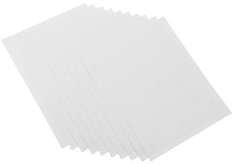 HOMSFOU 10blätter Blanko Visitenkarten Druckpapier Für Tintenstrahldrucker Visitenkarten Robustem Reißfestem Karton Für Unternehmen Und Pro Blatt