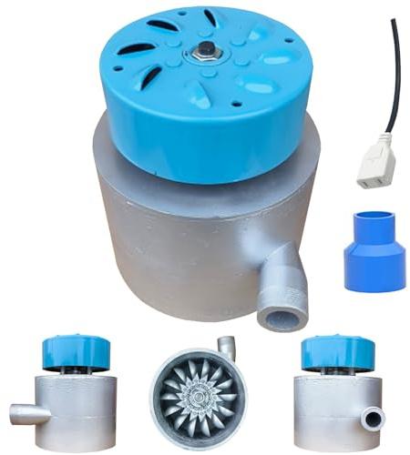 ZHOZHUT 3000W Micro Generatore Idroelettrico 110V-230V Turbina Ad Acqua Generatore Idroelettrico Ad Alta Potenza con Zavorra E Connettore di Ingresso, Hydro Generator per Esterno, Illuminazione,3kw