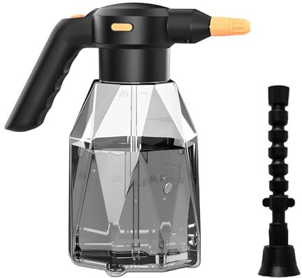 Flacon Pulvérisateur électrique pour Plantes Intérieur/Extérieur, Arrosoir Automatique de 2 L, Pulvérisateur Alimenté Rechargeable, Pulvérisateur Jardin avec Bec Réglable pour Lavage de Voiture