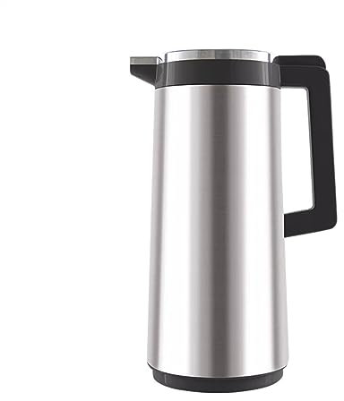 Thermos Isoliert 1,3 L/1,6 L/1,9 L Edelstahl Shell Isolierte Wasserkocher Haushalt Große Kapazität Wärmflaschen Glas innere Kaffeekanne Thermosflasche für Zuhause(1.9L)