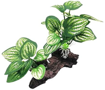 MagiDeal Pianta di seta per acquario, piante per acquario, base stabile fai da te per decorazioni artificiali per acquario, per rettili