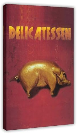 FKBALCZ Delicatessen Filmposter, Leinwand, Poster, Schlafzimmer, Dekoration, Landschaft, Büro, Raumdekoration, Geschenk, 40 x 60 cm