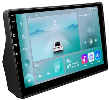 Ossuret Autoradio para Citroen C5 (2008-2017), 10.1 Zoll Android 13 Pantalla Táctil 2+32GB Navegación GPS con Carplay Android Auto WiFi Bluetooth USB Control del Volante