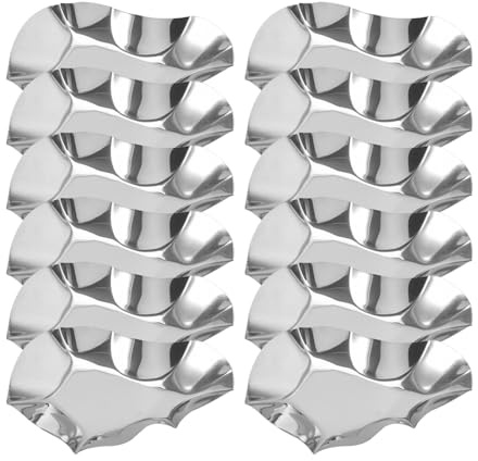 Edelstahl Grill-Austernschalen Backform Metall-Serviertablett