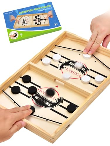 Hockey Brettspiel, Holz Sling Puck Spiel, Interaktion Tischhockey Katapult