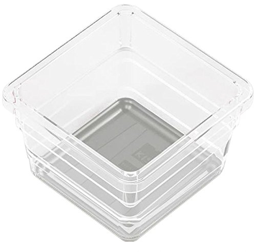 Kis Sortierbox Sistemo 7,5x7,5 cm in transparent-grau, Plastik, 7.5x7.5x5 cm