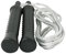 Sport-Thieme Boxer-Springseil + Zusatzgewichten a 190g | Speed-Rope für Boxen, Crossfit, Rope Skipping, Fitness-Training | Stahlseil, Bruchsicherer Kunststoff | 250 cm verstellbare Länge