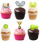 27 Stand Up Tennis Sport Themed Edible Wafer Paper Cake Toppers Decorations