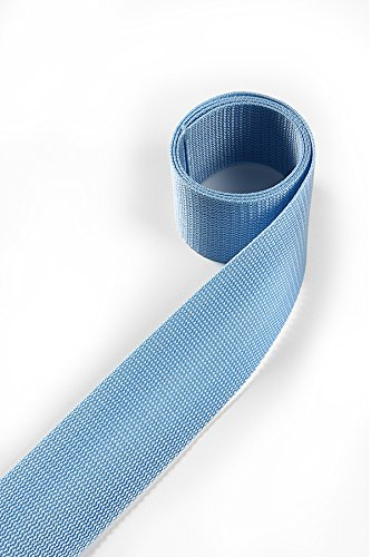 1buy3 Gurtband aus Polypropylen 25mm breit, 4 Meter lang, Farbe:15 - Pastellblau | Grundpreis pro Meter = € 1,37