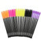 Coshine 100pcs 5 Styles Disposable Silicone Eyelashes Makeup Brushes Mascara Wands Applicator Spoolers Makeup Tool