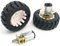 DollaTek 2Pcs 6V N20 Micro Engrenage Moteur avec Roue en Caoutchouc pour Robot Smart Car