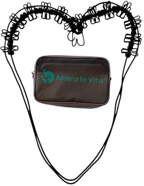 Camping-Wäscheleine mit Klammern *ALTERA LA VITA* 2 Stück in Aufbewahrungstasche, 180-360 cm, Ideal für Camping Outdoor Urlaub Hotel NEUENTWICKLUNG