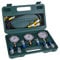 Hydraulik Manometer Kit, Bagger-Teile Hydraulisches Prüfgerät-Drucktest-Kit mit Schlauchkupplung und Messgerät für Bagger-Baumaschinen