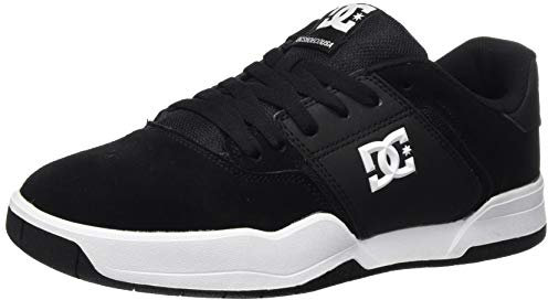 DC Shoes ADYS100551 Hombre Zapatillas de Skateboard, Negro (Black/White BKW), 38 EU