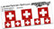 Finest Folia 8er Set Länderaufkleber Fahne Länderfahne Flagge Wetterfest RC Car Auto Motorrad Sticker Fahrrad Aufkleber Modellbau R028 (Switzerland)