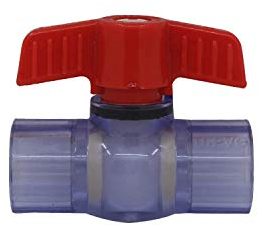 Vanne boisseau pvc 20 25 32 40 50 63mm vanne a coller robinet boisseau sphérique vanne a bille piscine a sphere (Diamètre Intérieur 25mm)