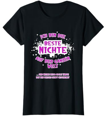 Von cooler Tante für die beste Nichte der Welt T-Shirt