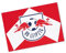 RB Leipzig Arrow Fahne Flagge (S, rot/weiß)