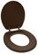 Ginsey Toilettensitz rund Chocolate 01583