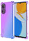 AMWEI Gradient TPU Carcasa para Huawei Honor X7 Funda Blanda TPU Funda Protectora de Silicona de Gel antigolpes Bumper Case Cover (Azul Púrpura)