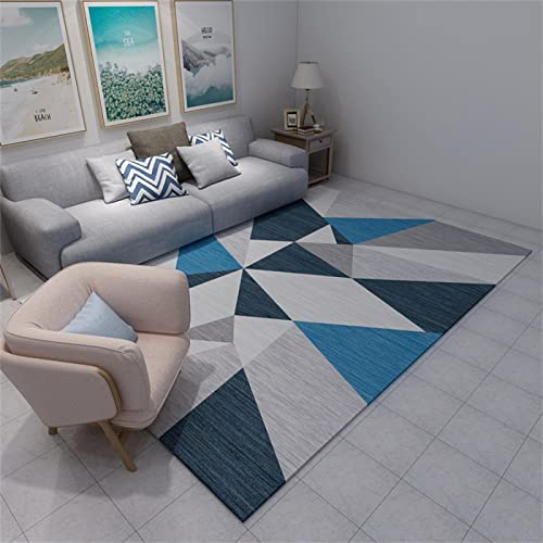DJHWWD Schlafzimmer Deko Mehrfarbig Bad Teppich Auslegware Kinderzimmer Wohnzimmer Modernes Minimalistisches Helles Luxusschlafzimmer 100x160cm waschbarer Teppich kinderzimmer Outdoor Teppiche