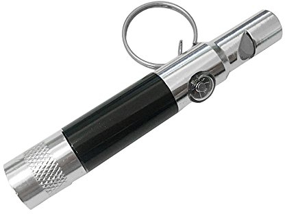 FARUTA Mini lampe de poche porte-clés LED 3 en 1 porte-clés lampe de poche boussole sifflet super lumineux étanche outil de survie pour le camping, la randonnée, les activités de plein air et