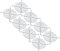 PATIKIL 92mm Fan Finger Grill, 8 Pack Metal Grill Protector Guard for 90X90mm Fan Protective Cover DIY, Silver